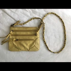 Sabina leather mustard purse